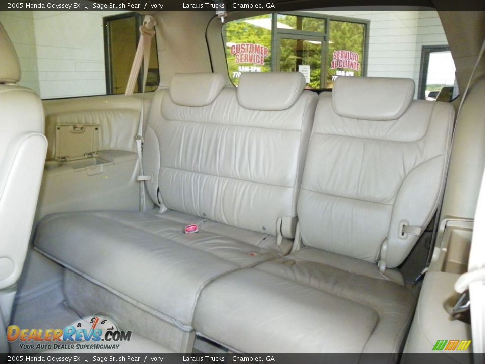 2005 Honda Odyssey EX-L Sage Brush Pearl / Ivory Photo #11