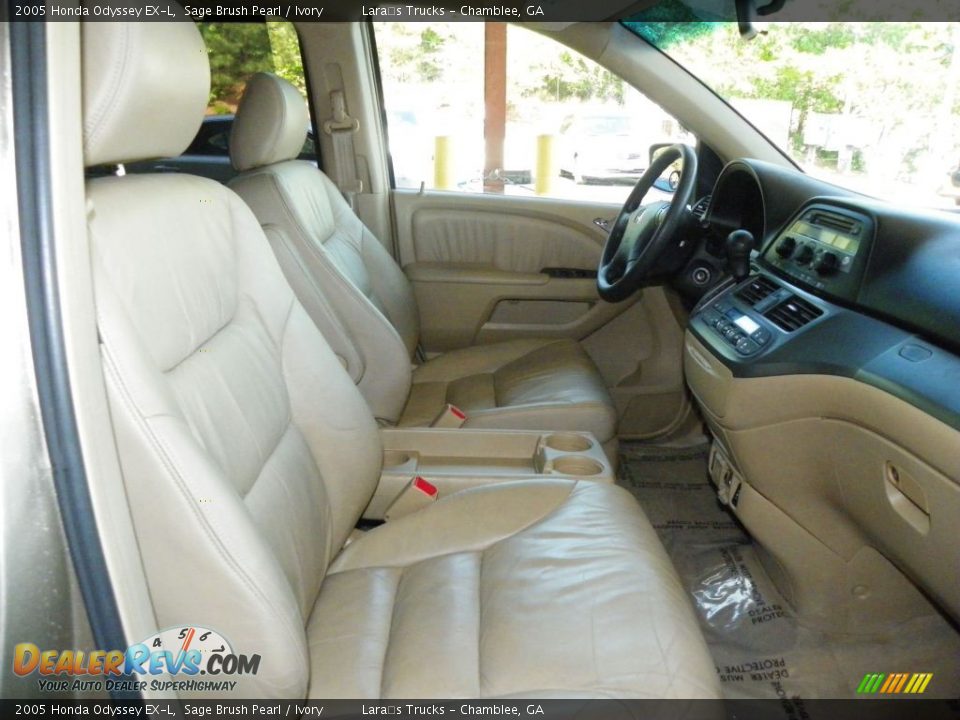 2005 Honda Odyssey EX-L Sage Brush Pearl / Ivory Photo #12