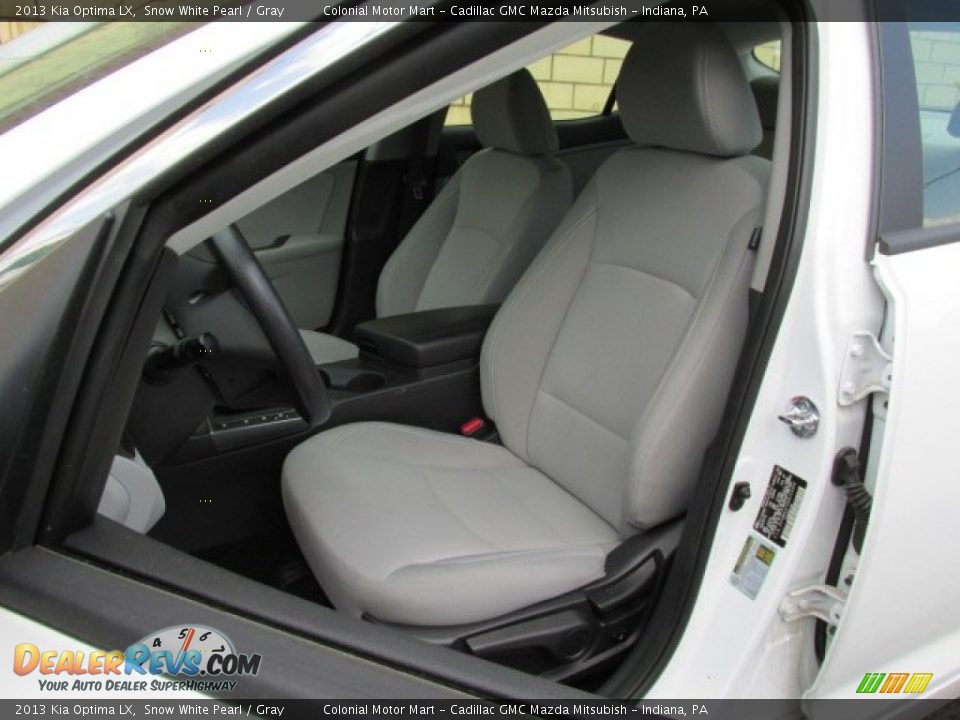 2013 Kia Optima LX Snow White Pearl / Gray Photo #8