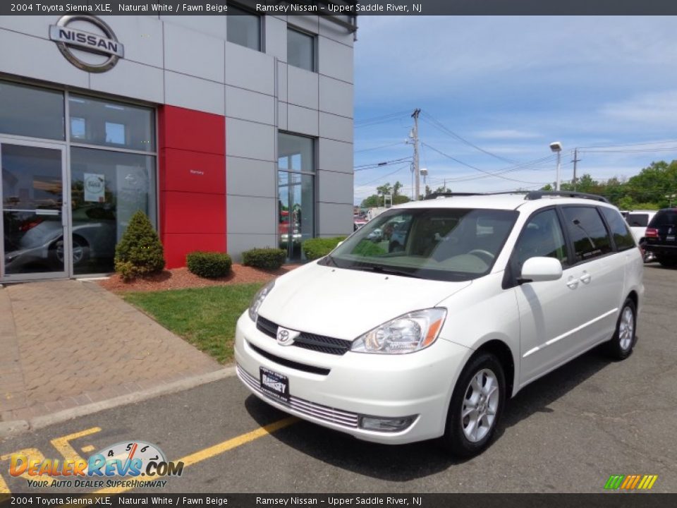 2004 Toyota Sienna XLE Natural White / Fawn Beige Photo #1