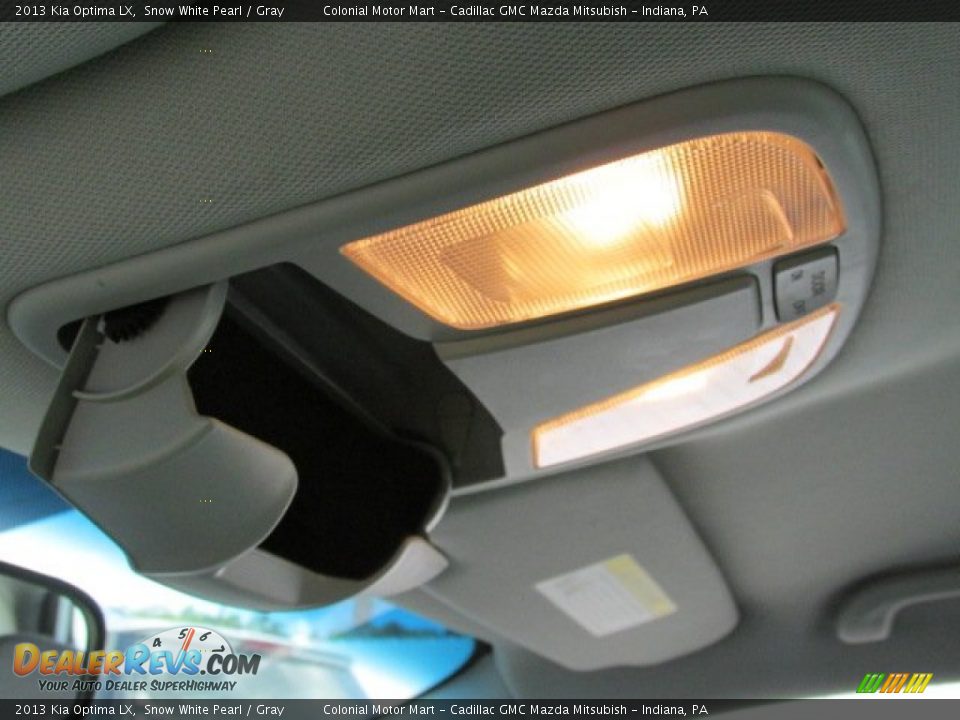 2013 Kia Optima LX Snow White Pearl / Gray Photo #14