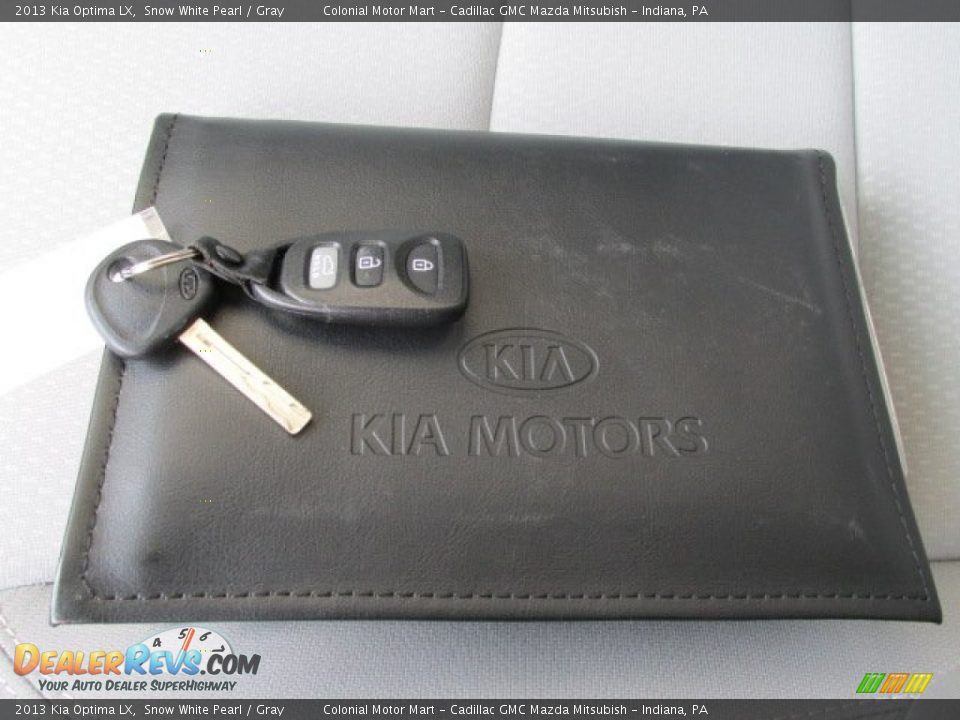 2013 Kia Optima LX Snow White Pearl / Gray Photo #18