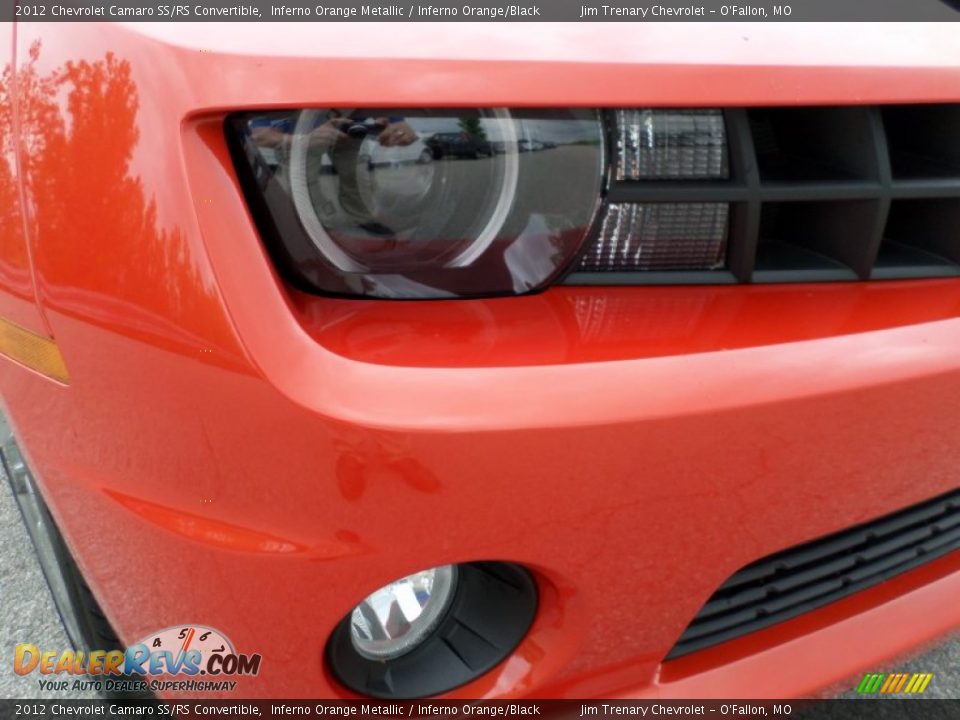 2012 Chevrolet Camaro SS/RS Convertible Inferno Orange Metallic / Inferno Orange/Black Photo #10