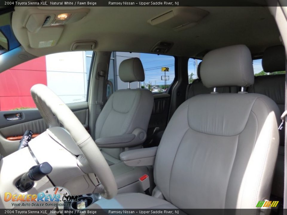 2004 Toyota Sienna XLE Natural White / Fawn Beige Photo #7