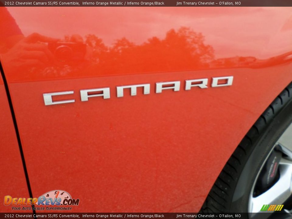 2012 Chevrolet Camaro SS/RS Convertible Inferno Orange Metallic / Inferno Orange/Black Photo #11