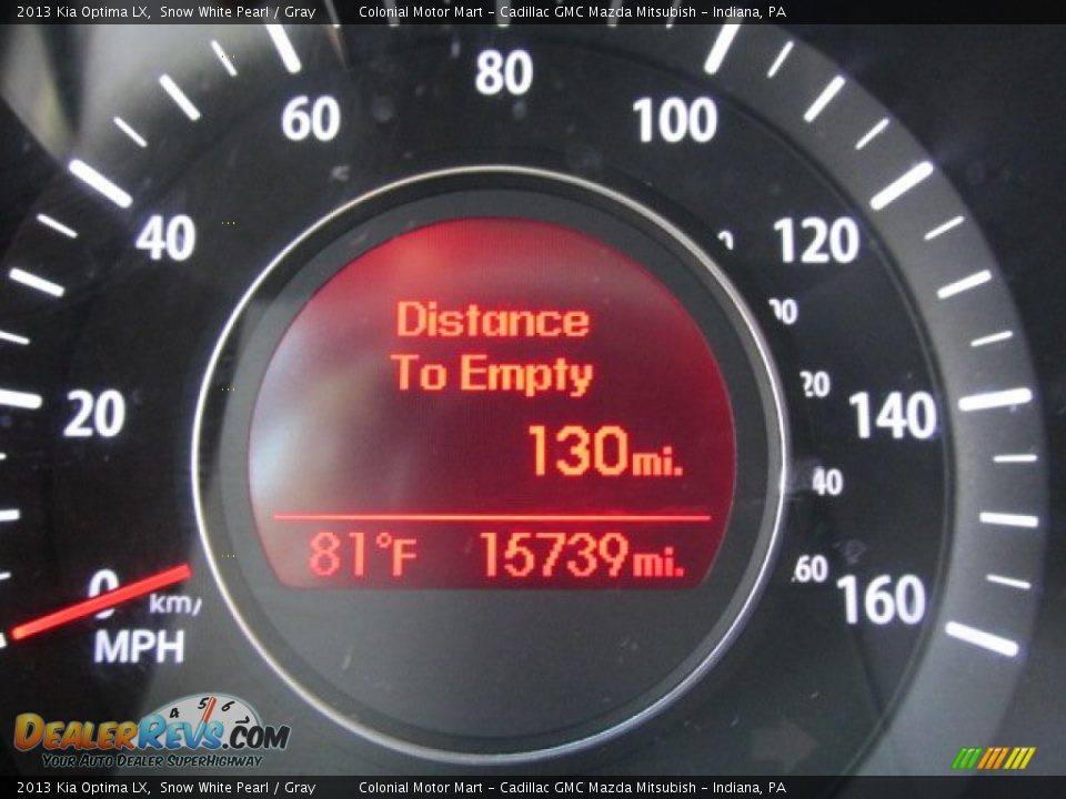 2013 Kia Optima LX Snow White Pearl / Gray Photo #20