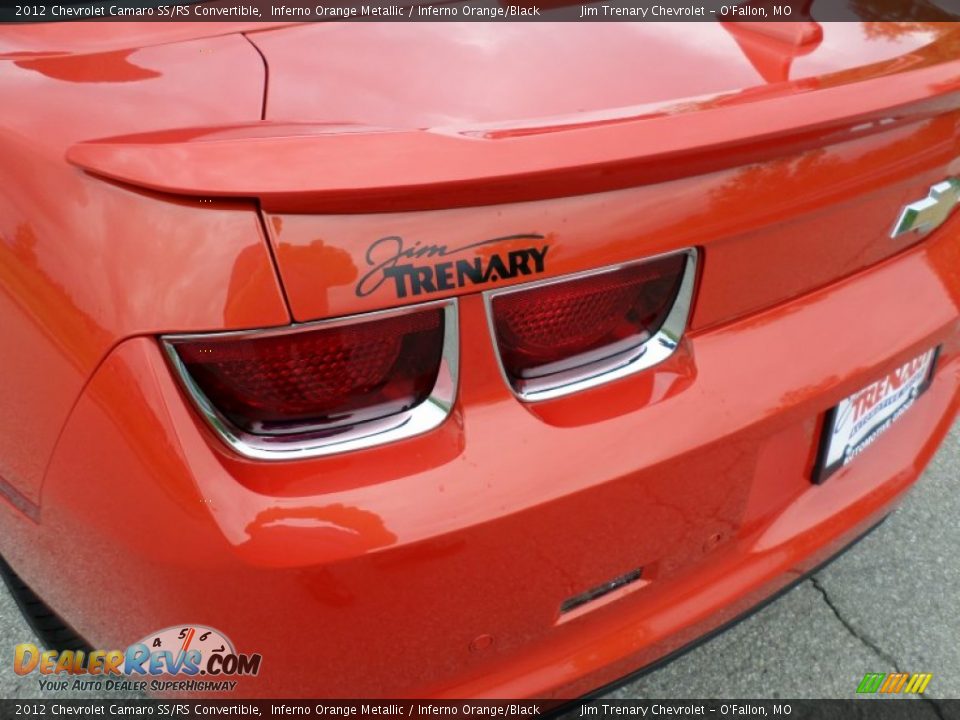 2012 Chevrolet Camaro SS/RS Convertible Inferno Orange Metallic / Inferno Orange/Black Photo #17