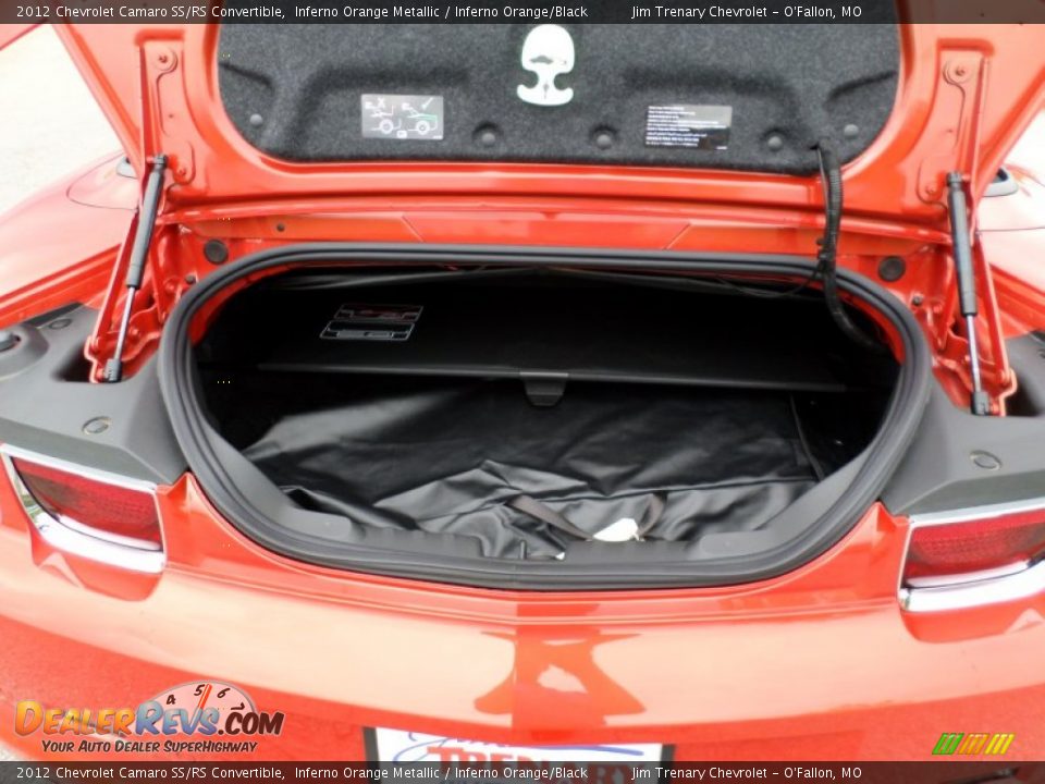 2012 Chevrolet Camaro SS/RS Convertible Inferno Orange Metallic / Inferno Orange/Black Photo #19