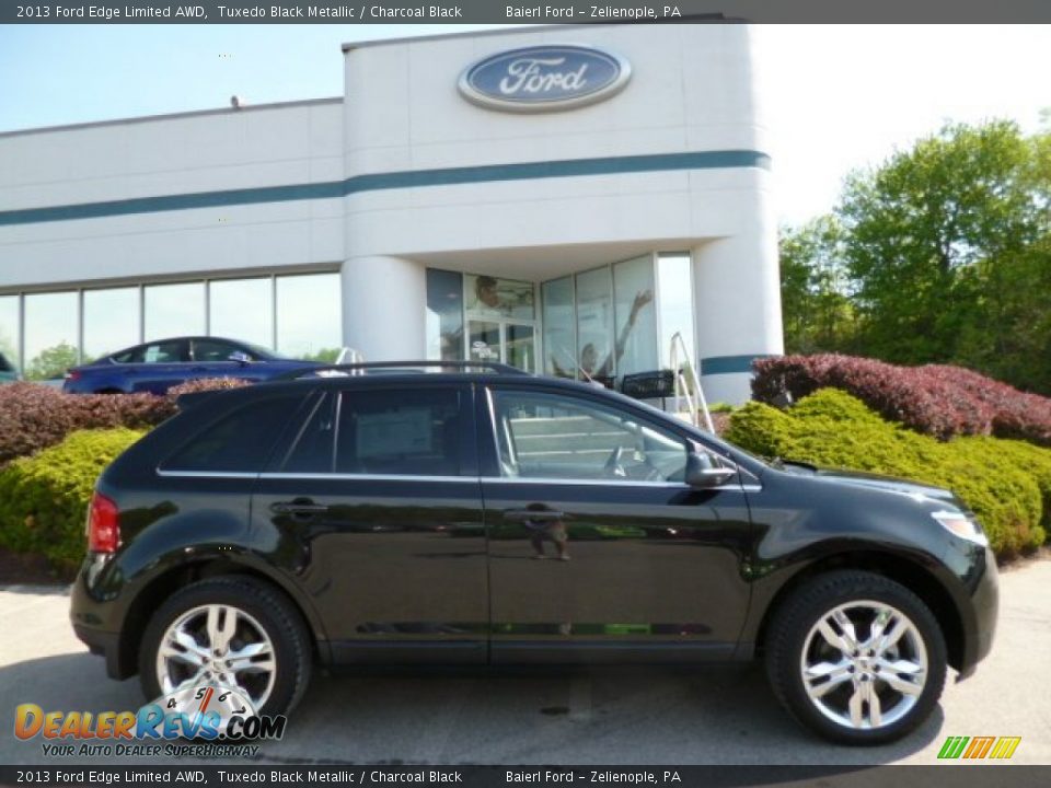 2013 Ford Edge Limited AWD Tuxedo Black Metallic / Charcoal Black Photo #1