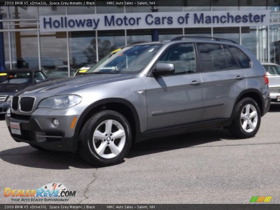 2009 BMW X5 xDrive30i Space Grey Metallic / Black Photo #1