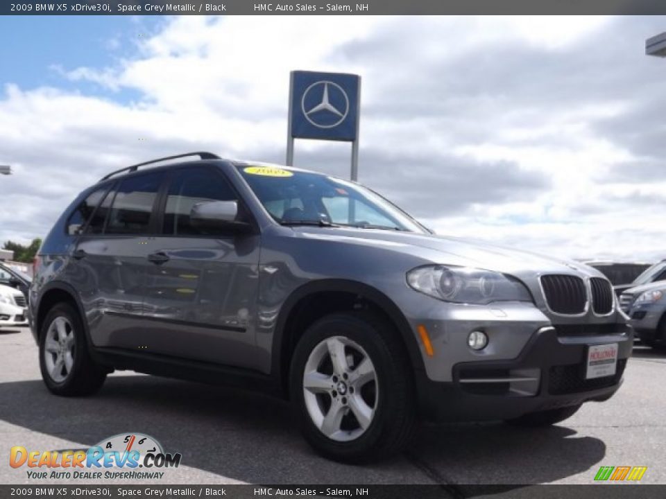 2009 BMW X5 xDrive30i Space Grey Metallic / Black Photo #3