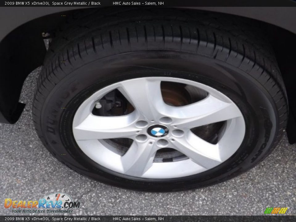 2009 BMW X5 xDrive30i Space Grey Metallic / Black Photo #5