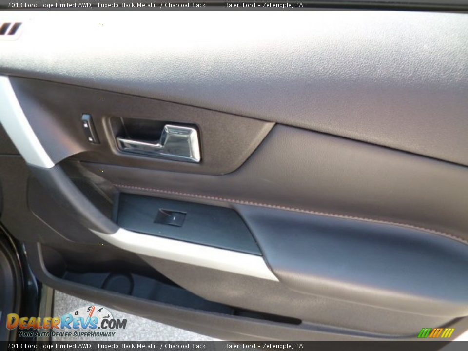 2013 Ford Edge Limited AWD Tuxedo Black Metallic / Charcoal Black Photo #10