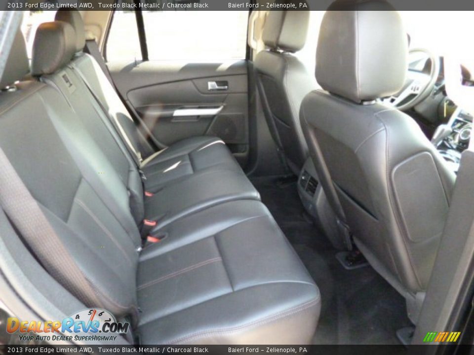 2013 Ford Edge Limited AWD Tuxedo Black Metallic / Charcoal Black Photo #11