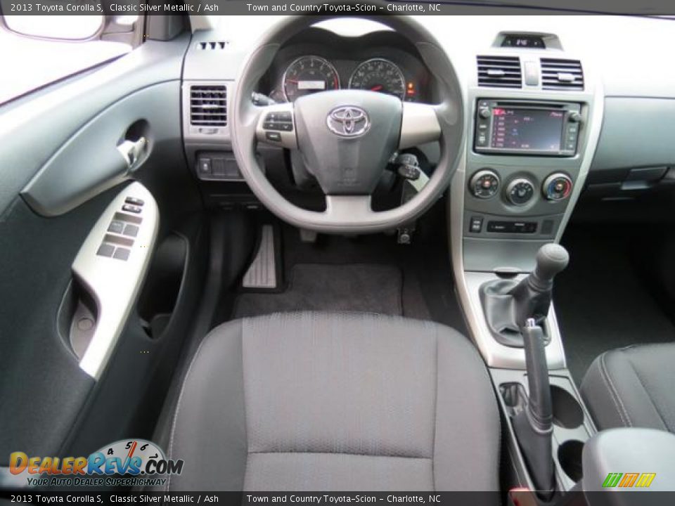 2013 Toyota Corolla S Classic Silver Metallic / Ash Photo #5