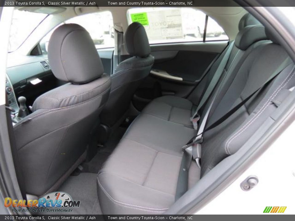 2013 Toyota Corolla S Classic Silver Metallic / Ash Photo #6