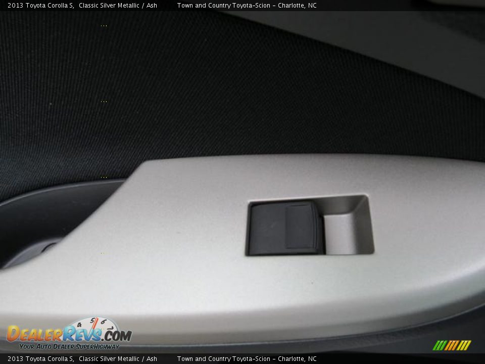 2013 Toyota Corolla S Classic Silver Metallic / Ash Photo #7