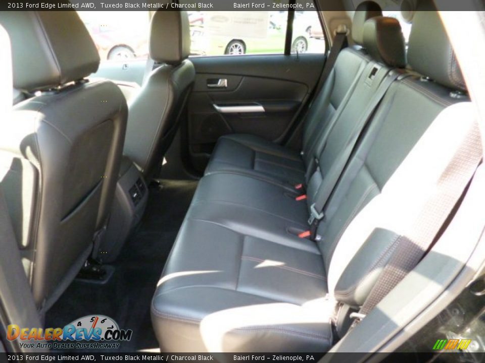 2013 Ford Edge Limited AWD Tuxedo Black Metallic / Charcoal Black Photo #13