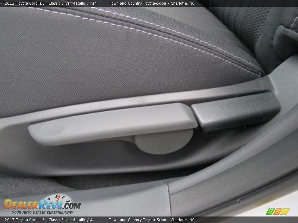 2013 Toyota Corolla S Classic Silver Metallic / Ash Photo #9