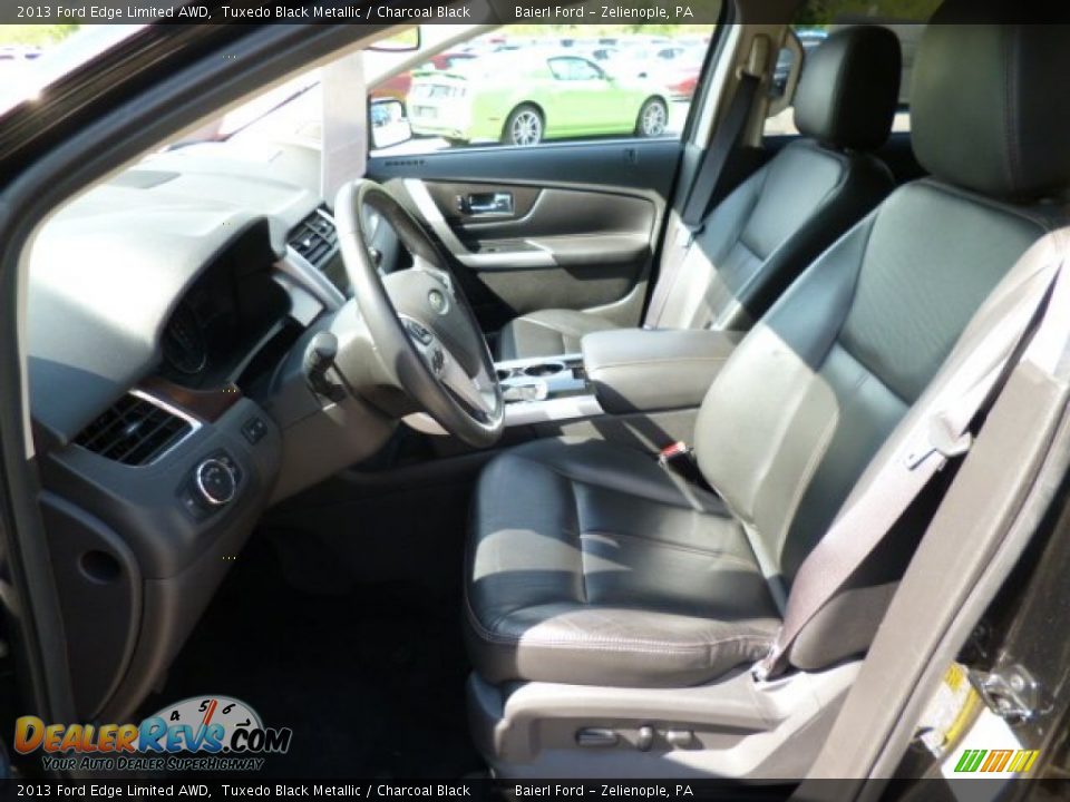 2013 Ford Edge Limited AWD Tuxedo Black Metallic / Charcoal Black Photo #15