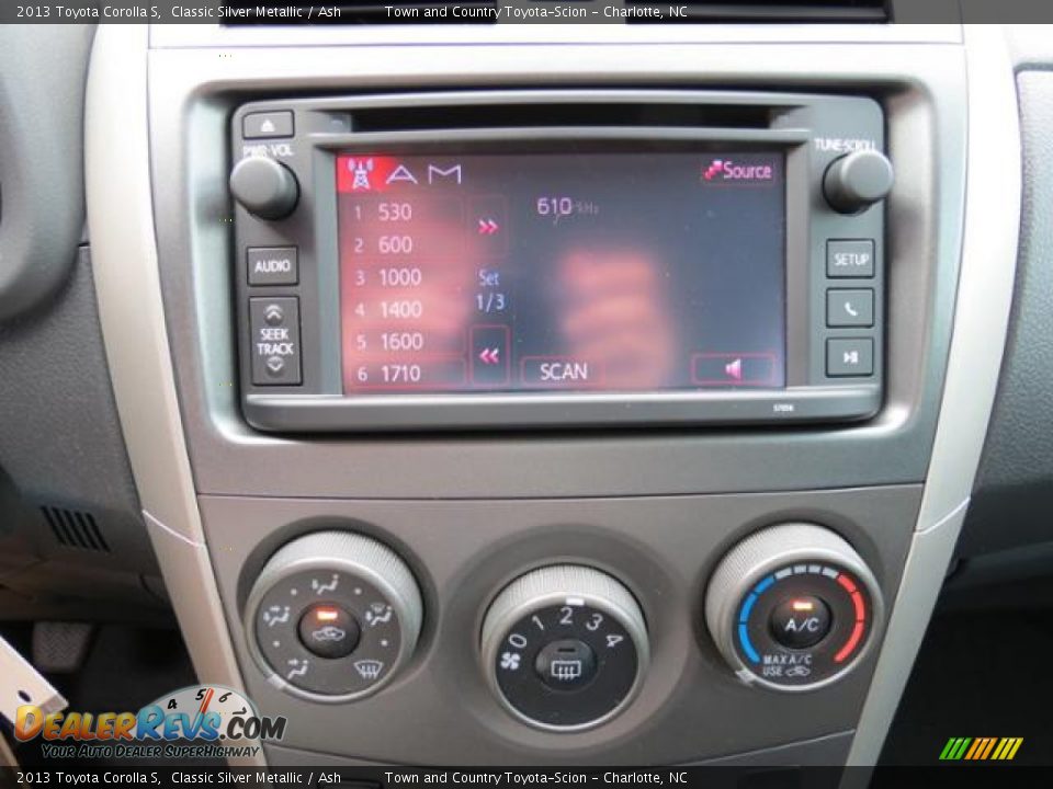 2013 Toyota Corolla S Classic Silver Metallic / Ash Photo #12