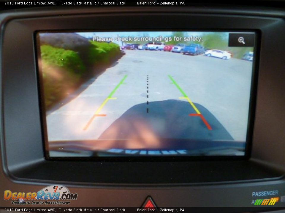 2013 Ford Edge Limited AWD Tuxedo Black Metallic / Charcoal Black Photo #18