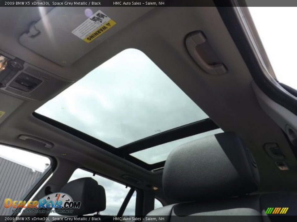 2009 BMW X5 xDrive30i Space Grey Metallic / Black Photo #14