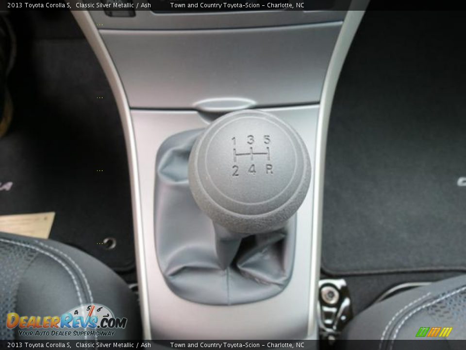 2013 Toyota Corolla S Classic Silver Metallic / Ash Photo #13