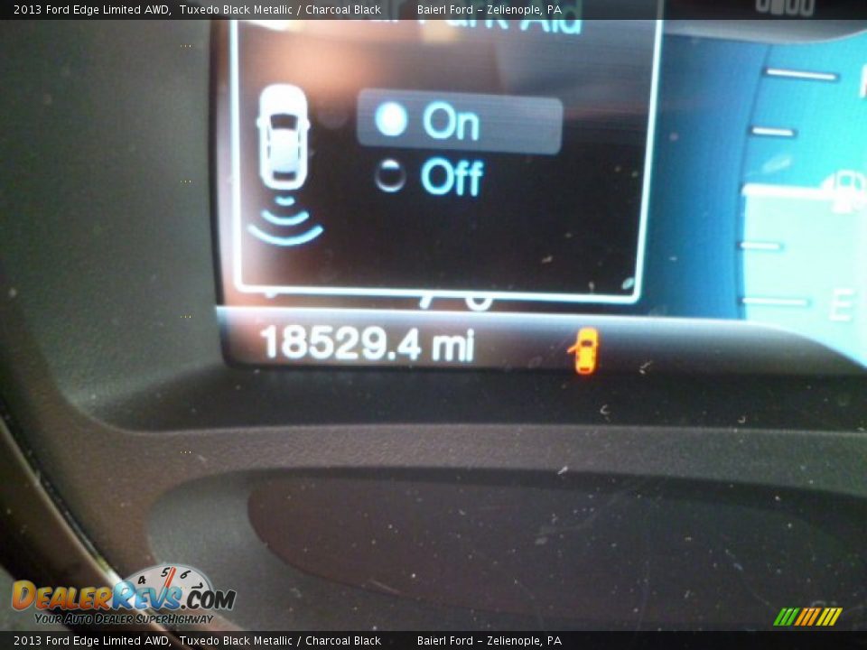 2013 Ford Edge Limited AWD Tuxedo Black Metallic / Charcoal Black Photo #20