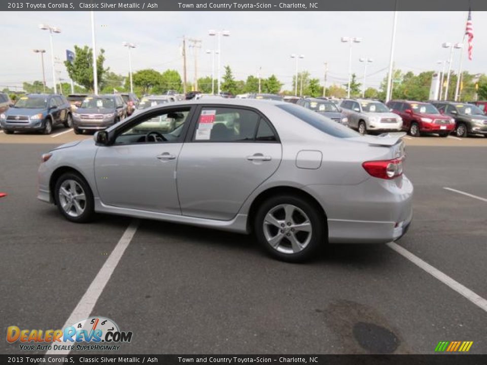2013 Toyota Corolla S Classic Silver Metallic / Ash Photo #19