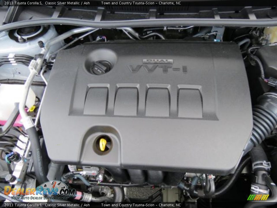 2013 Toyota Corolla S Classic Silver Metallic / Ash Photo #20