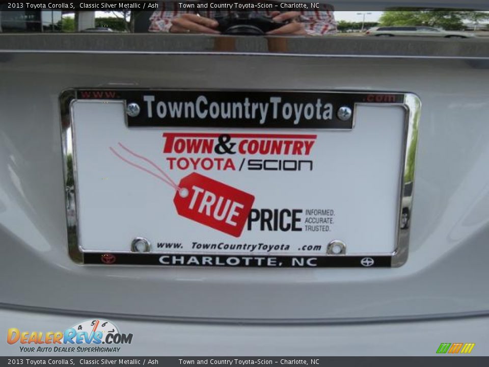 2013 Toyota Corolla S Classic Silver Metallic / Ash Photo #21