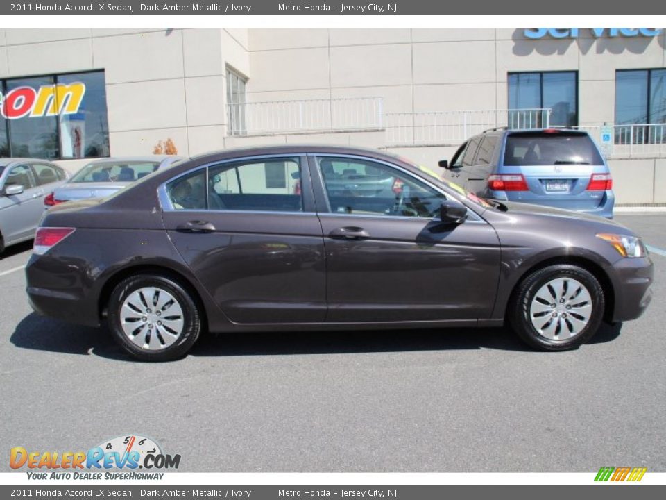 2011 Honda Accord LX Sedan Dark Amber Metallic / Ivory Photo #3