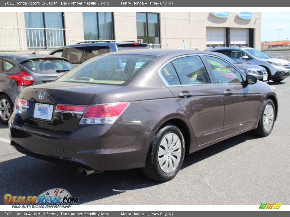 2011 Honda Accord LX Sedan Dark Amber Metallic / Ivory Photo #4