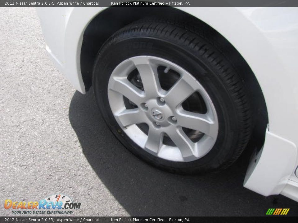 2012 Nissan Sentra 2.0 SR Aspen White / Charcoal Photo #13