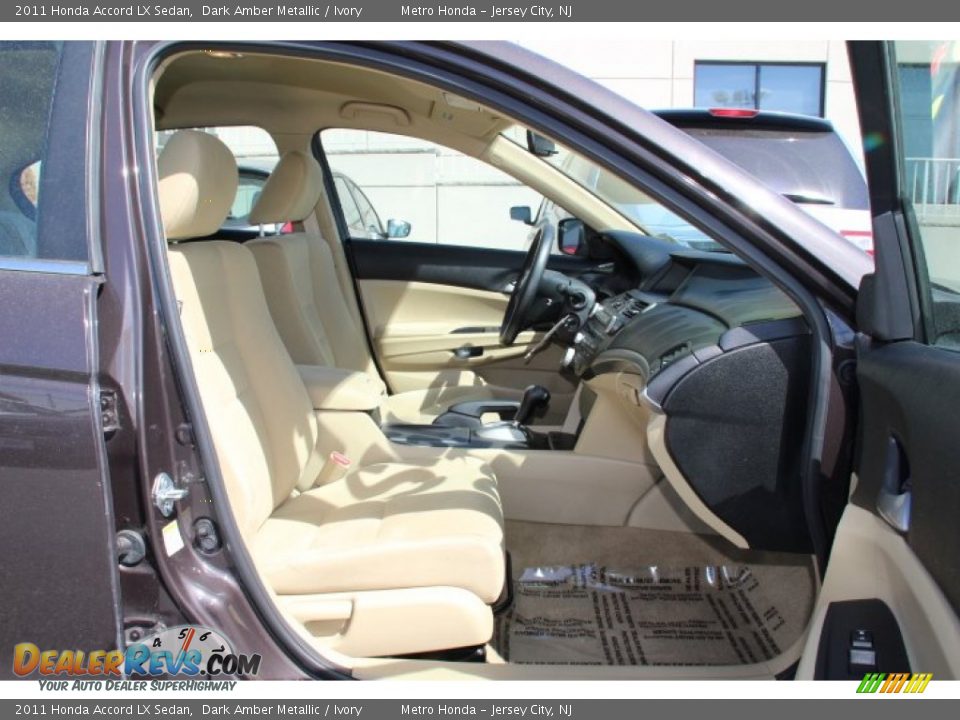 2011 Honda Accord LX Sedan Dark Amber Metallic / Ivory Photo #9