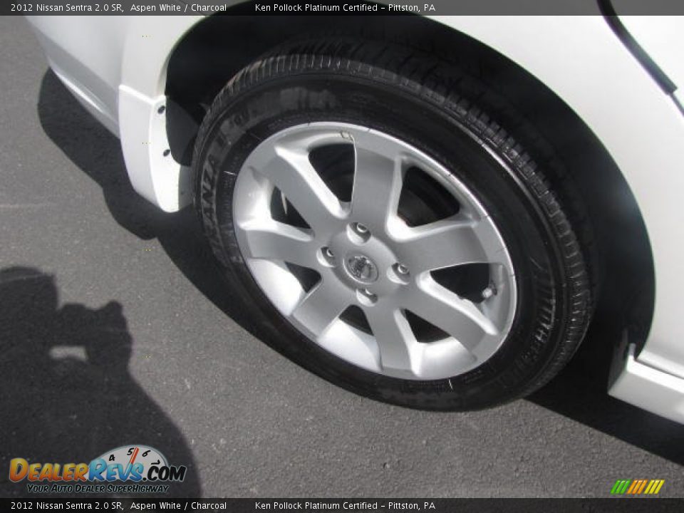 2012 Nissan Sentra 2.0 SR Aspen White / Charcoal Photo #15
