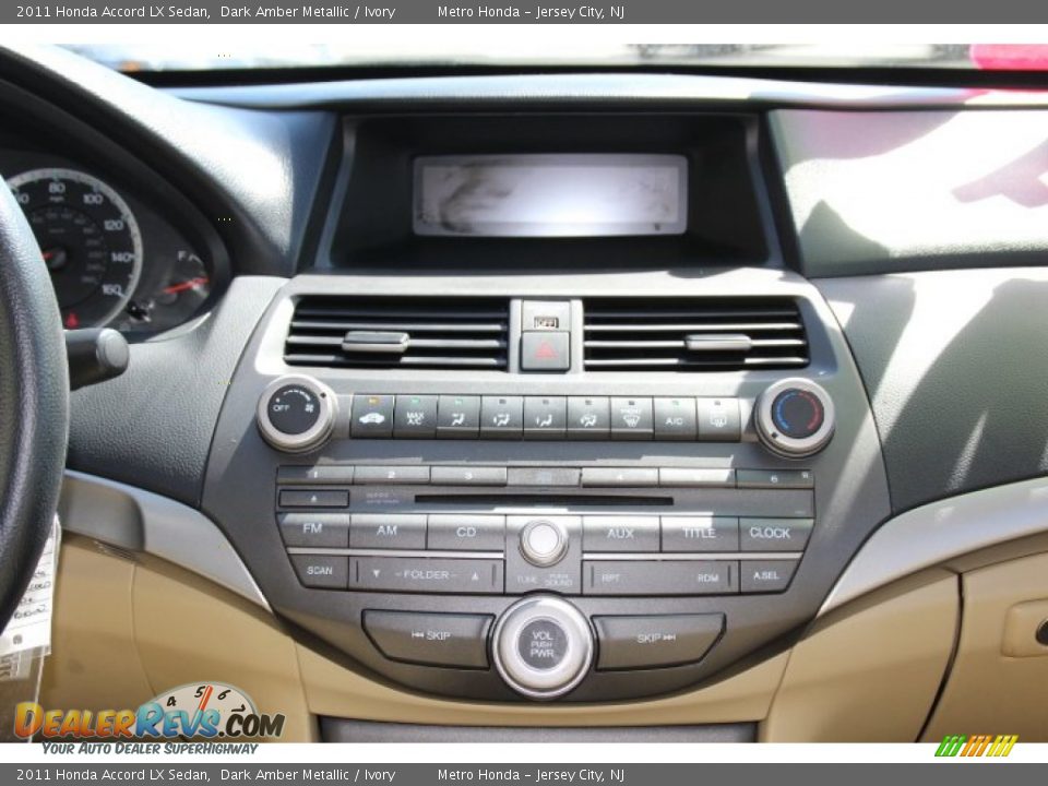 2011 Honda Accord LX Sedan Dark Amber Metallic / Ivory Photo #11