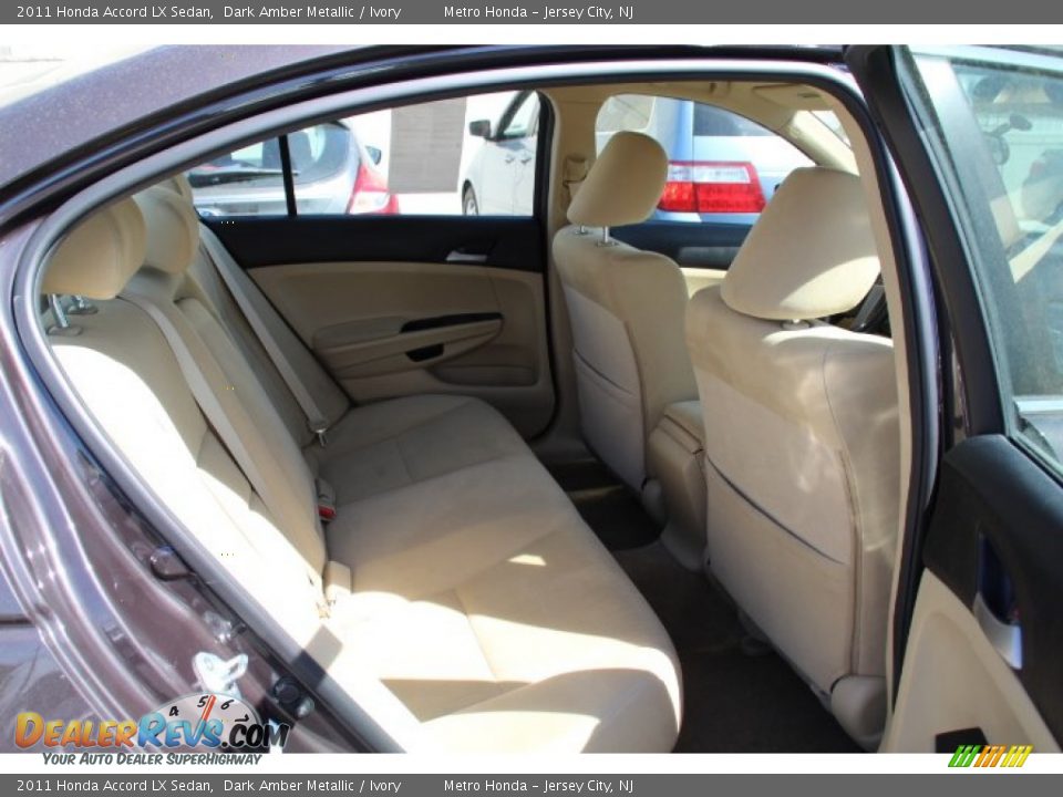 2011 Honda Accord LX Sedan Dark Amber Metallic / Ivory Photo #12