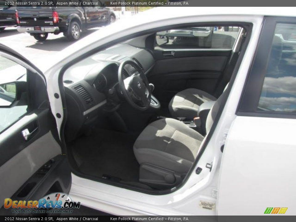 2012 Nissan Sentra 2.0 SR Aspen White / Charcoal Photo #17