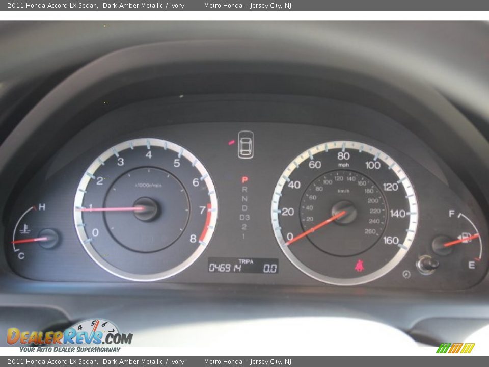 2011 Honda Accord LX Sedan Dark Amber Metallic / Ivory Photo #13