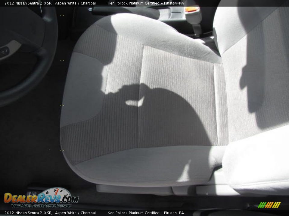 2012 Nissan Sentra 2.0 SR Aspen White / Charcoal Photo #18