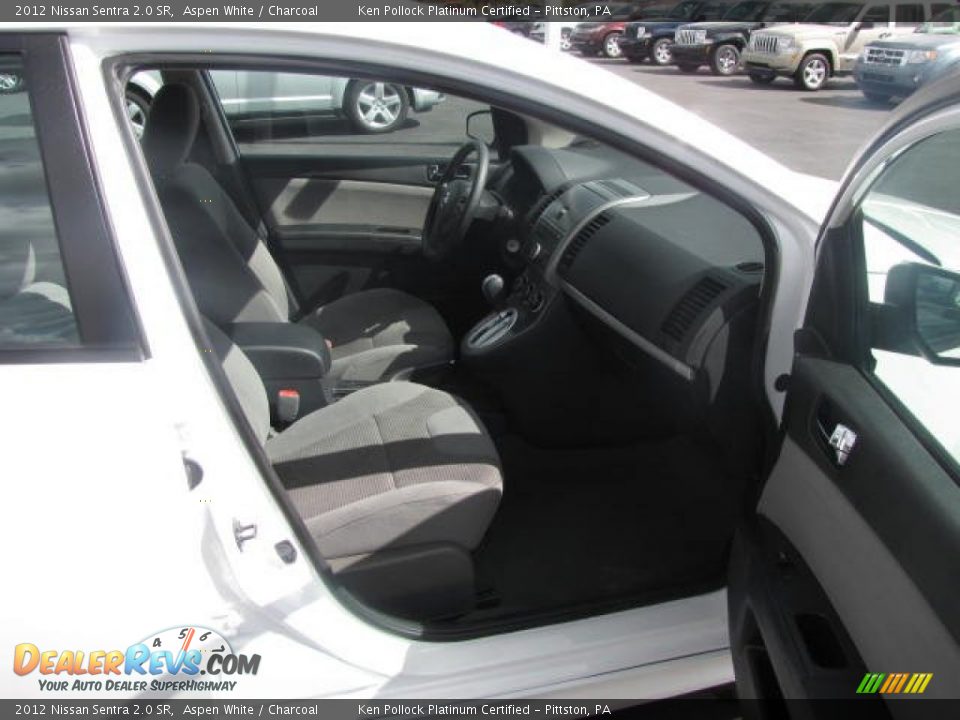 2012 Nissan Sentra 2.0 SR Aspen White / Charcoal Photo #19