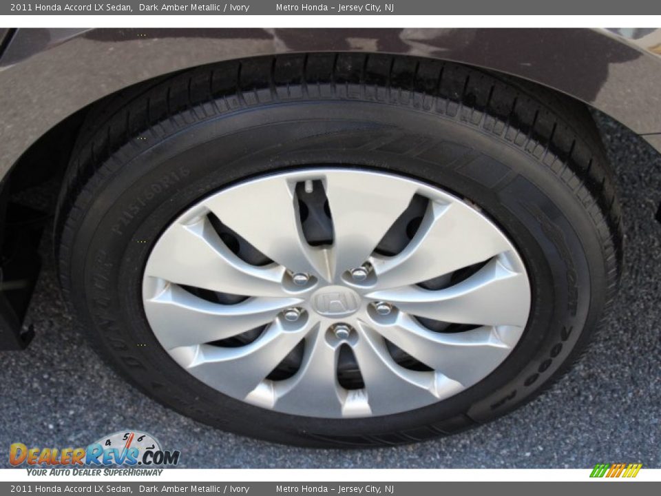 2011 Honda Accord LX Sedan Dark Amber Metallic / Ivory Photo #15