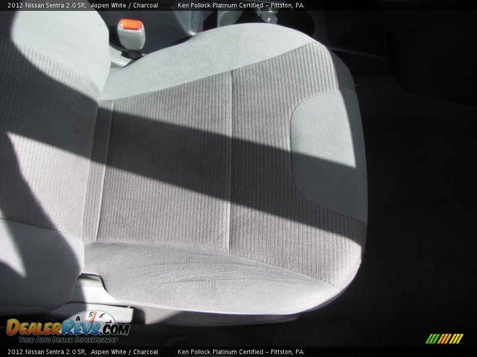 2012 Nissan Sentra 2.0 SR Aspen White / Charcoal Photo #20