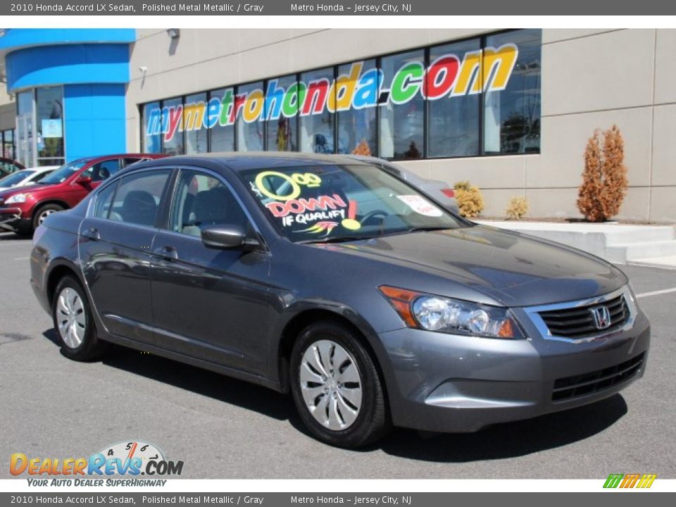 2010 Honda Accord LX Sedan Polished Metal Metallic / Gray Photo #1