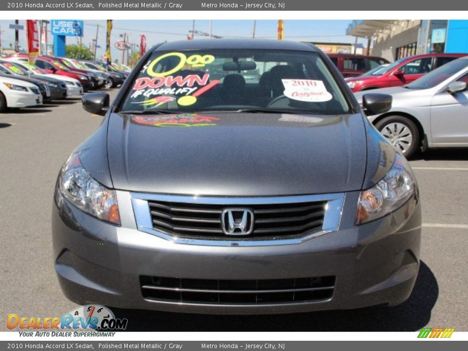 2010 Honda Accord LX Sedan Polished Metal Metallic / Gray Photo #2
