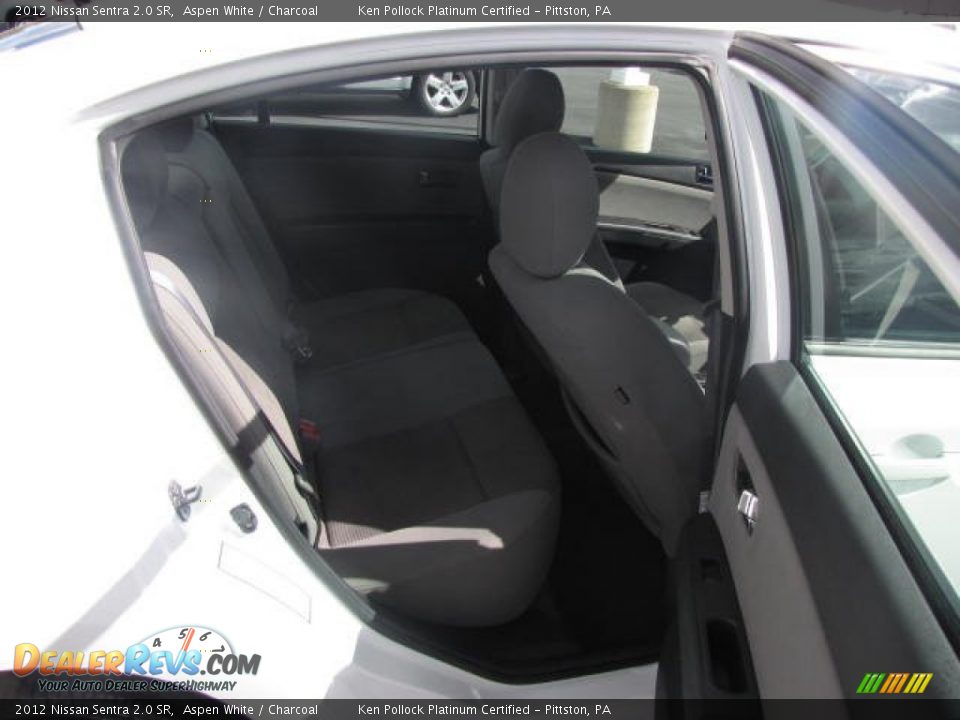 2012 Nissan Sentra 2.0 SR Aspen White / Charcoal Photo #23