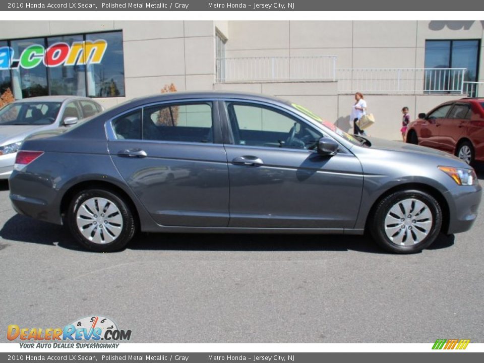 2010 Honda Accord LX Sedan Polished Metal Metallic / Gray Photo #3