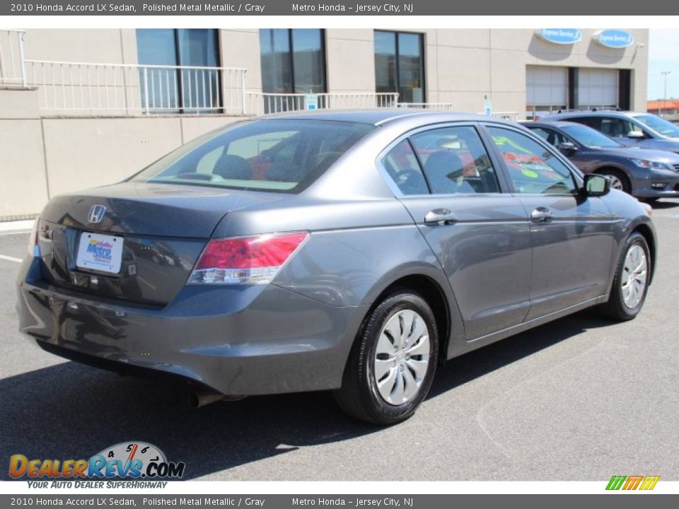 2010 Honda Accord LX Sedan Polished Metal Metallic / Gray Photo #4
